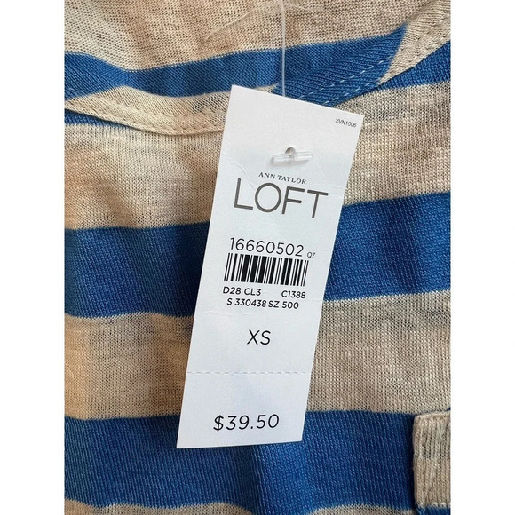 Ann Taylor Loft long sleeve pocket tee - Picture 5 of 6